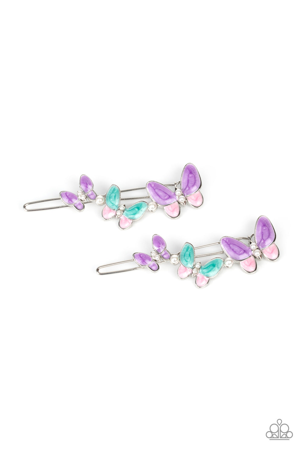 Bushels of Butterflies - multi - Paparazzi hair clip