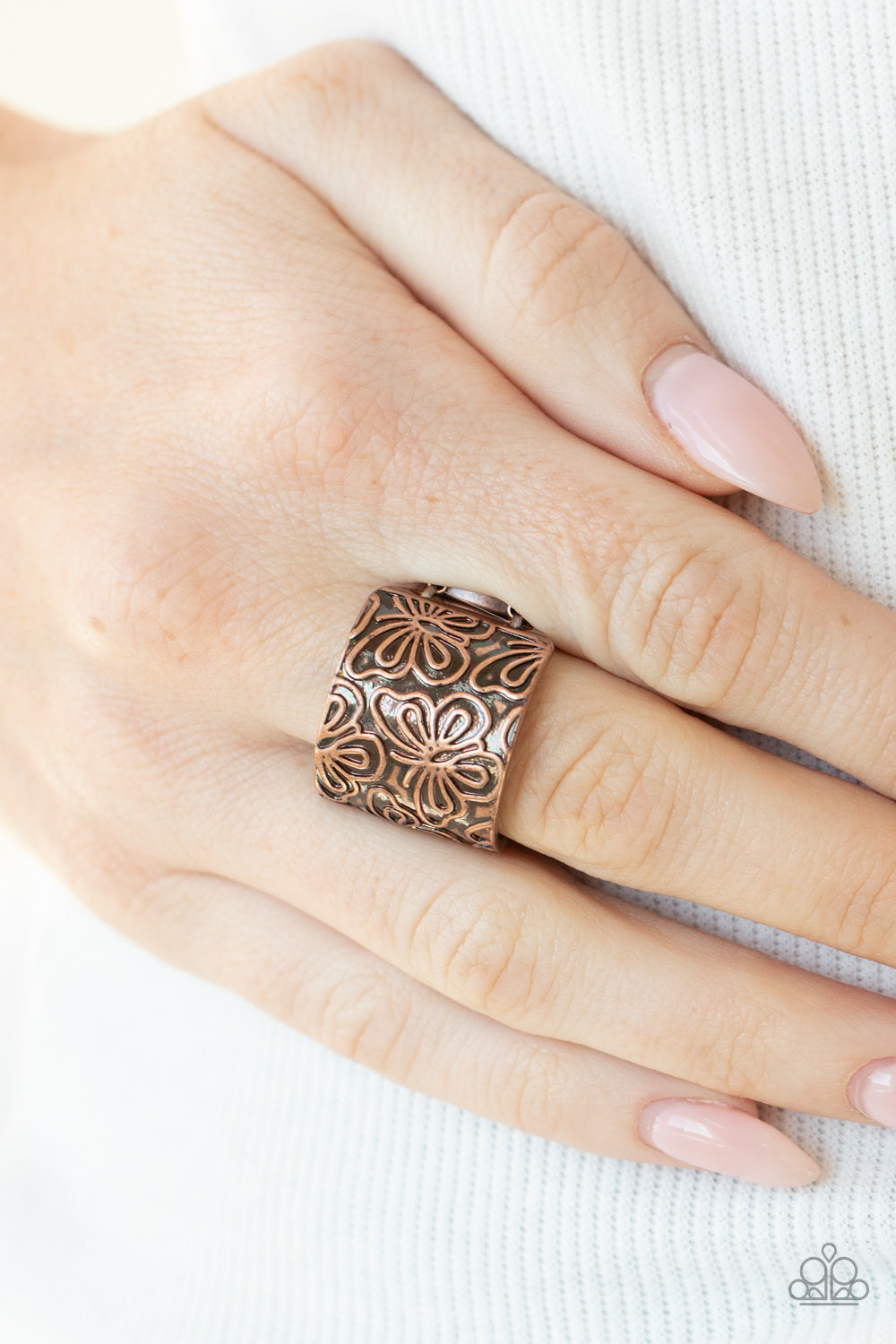 Butterfly Bayou - copper - Paparazzi ring