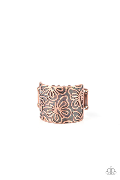 Butterfly Bayou - copper - Paparazzi ring