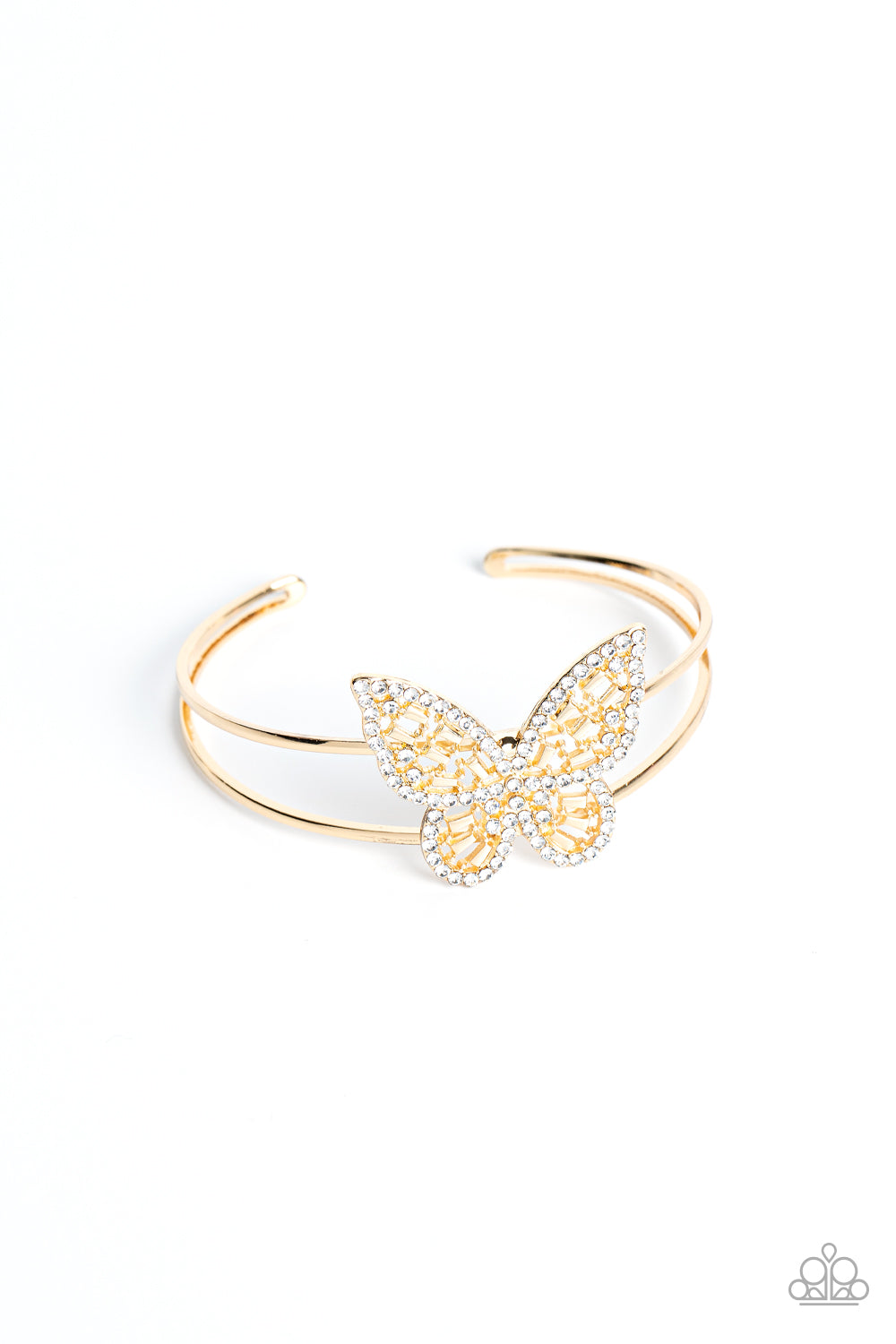 Butterfly Bella - gold - Paparazzi bracelet
