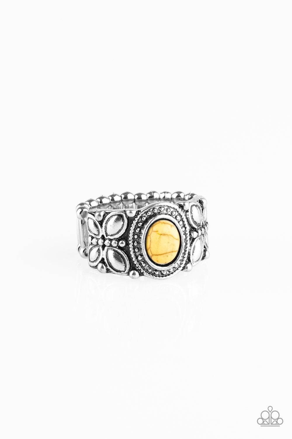 Butterfly Belle - yellow - Paparazzi ring