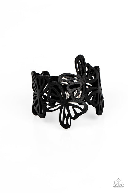 Butterfly Breeze - black - Paparazzi bracelet