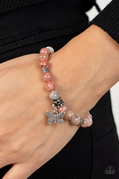 Butterfly Nirvana - pink - Paparazzi bracelet