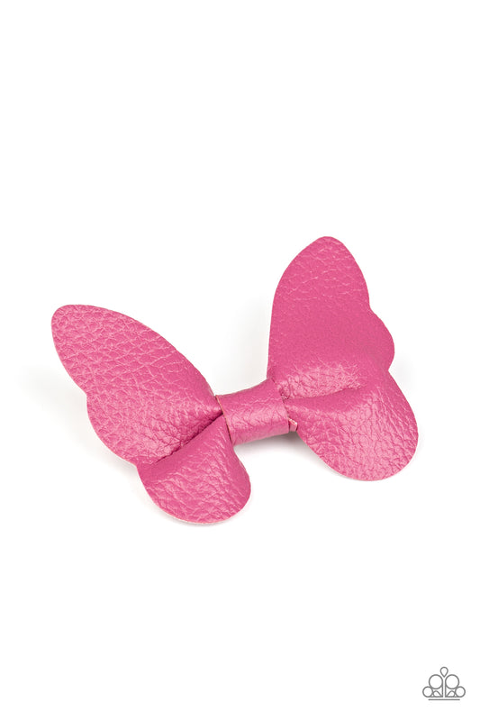 Butterfly Oasis - pink - Paparazzi hair clip