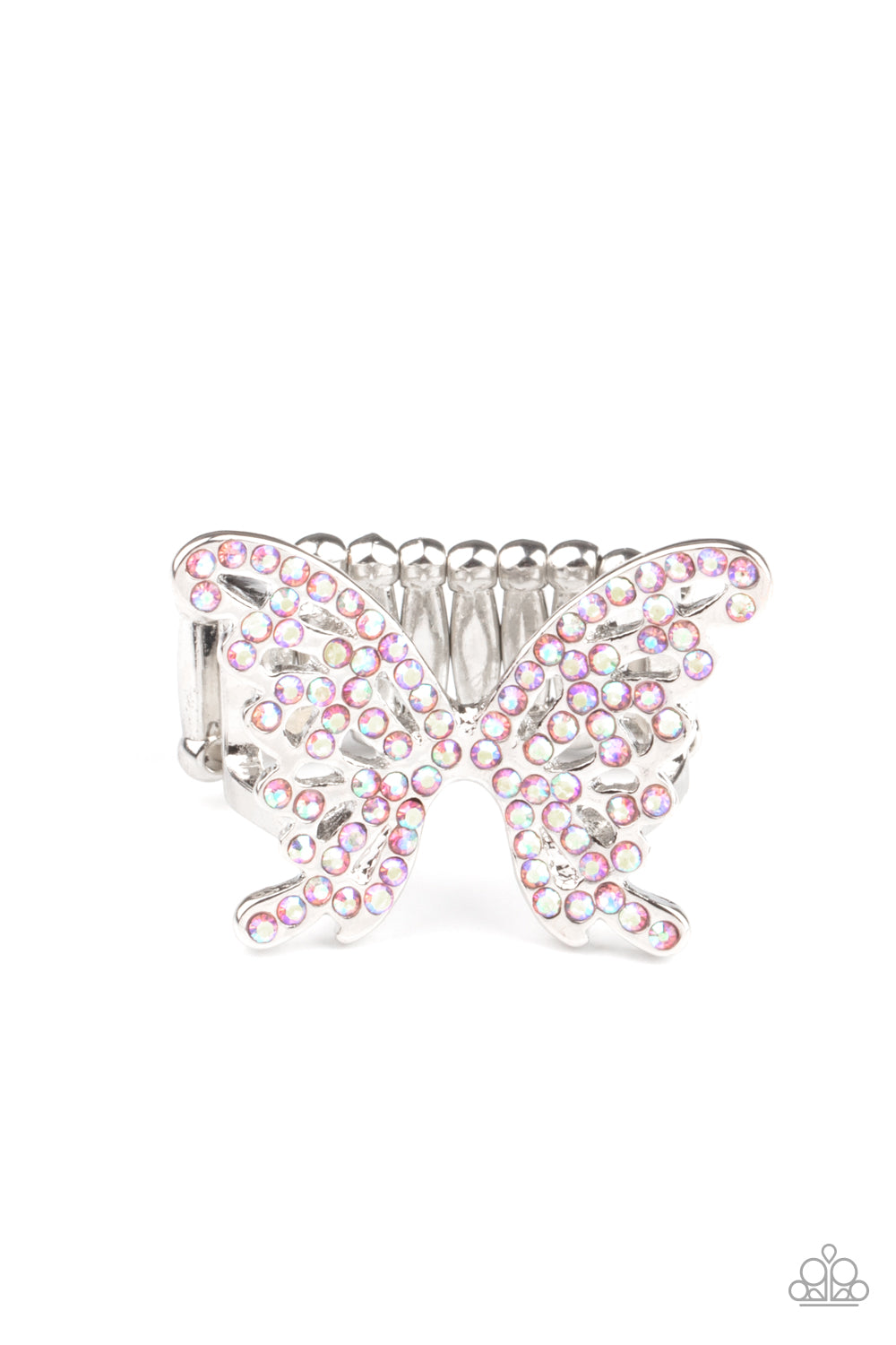 Butterfly Orchard - pink - Paparazzi ring