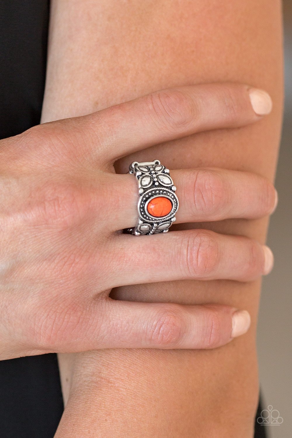 Butterfly Belle - orange - Paparazzi ring