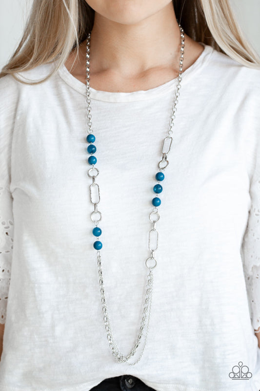 CACHE Me Out - blue - Paparazzi necklace