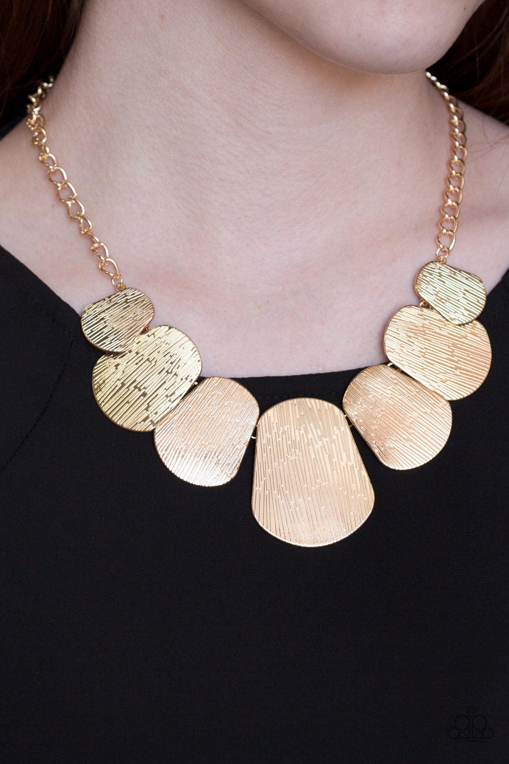 CAVE the Day - gold - Paparazzi necklace