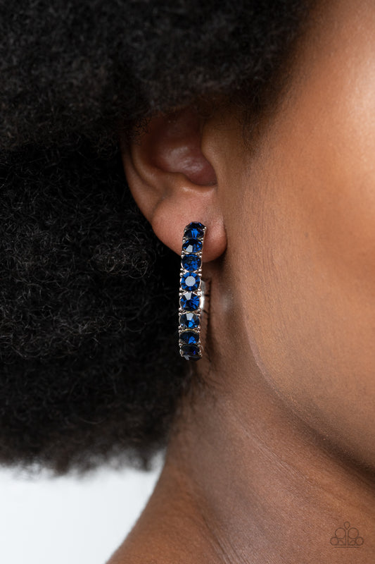 CLASSY Is In Session - blue - Paparazzi earrings