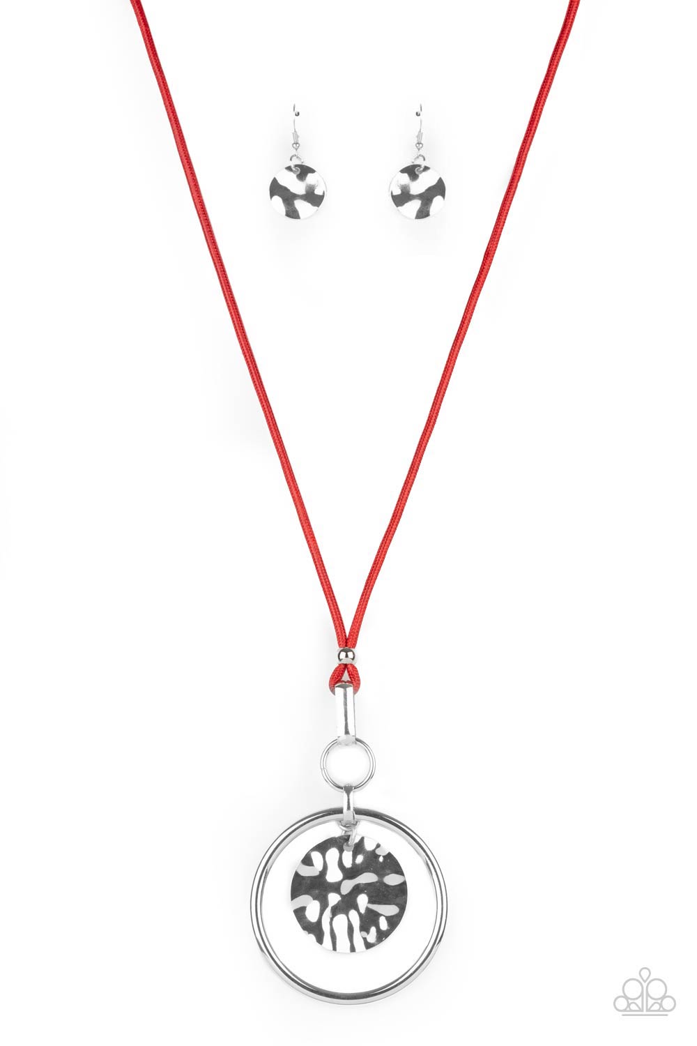 CORD-inated Effort - red - Paparazzi necklace