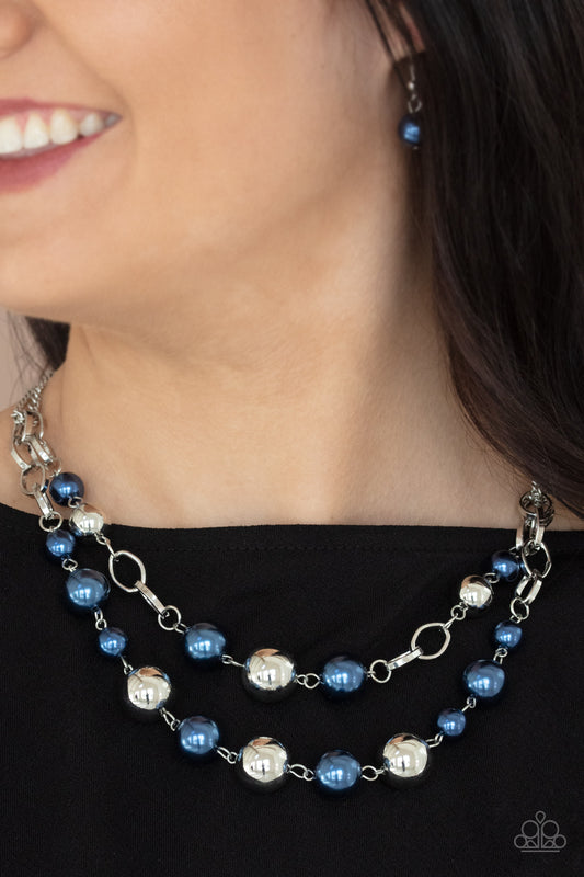COUNTESS Your Blessings - blue - Paparazzi necklace