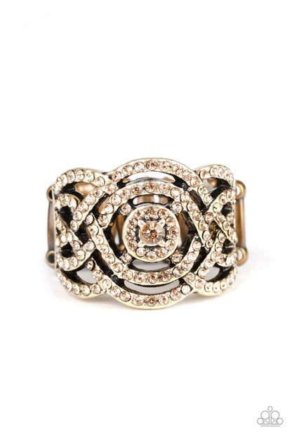 COUNTESS to Ten - brown - Paparazzi ring