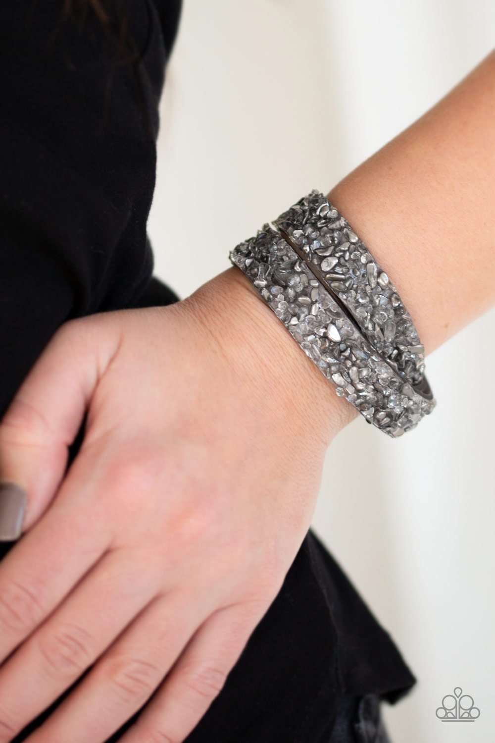 CRUSH Hour-silver-Paparazzi bracelet