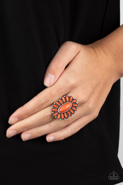 Cactus Cabana - orange - Paparazzi ring