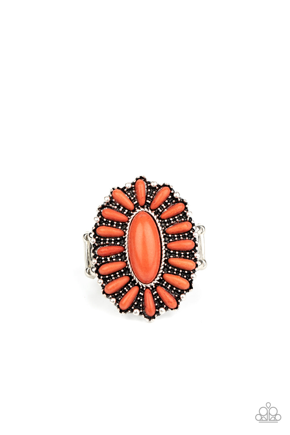 Cactus Cabana - orange - Paparazzi ring