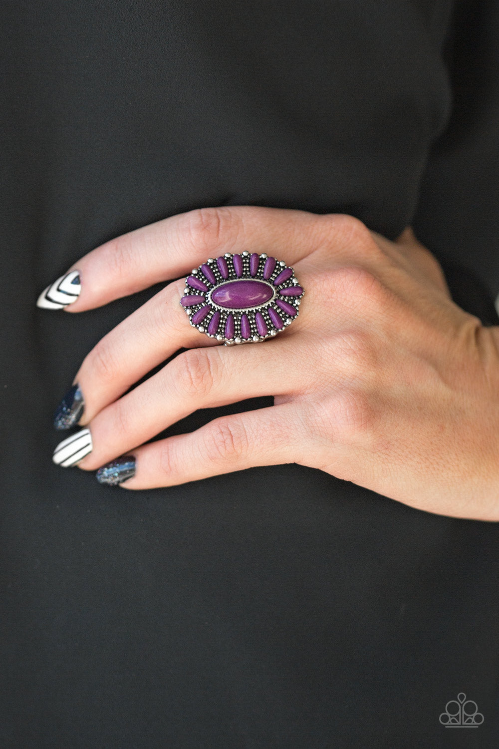 Cactus Cabana - purple - Paparazzi ring