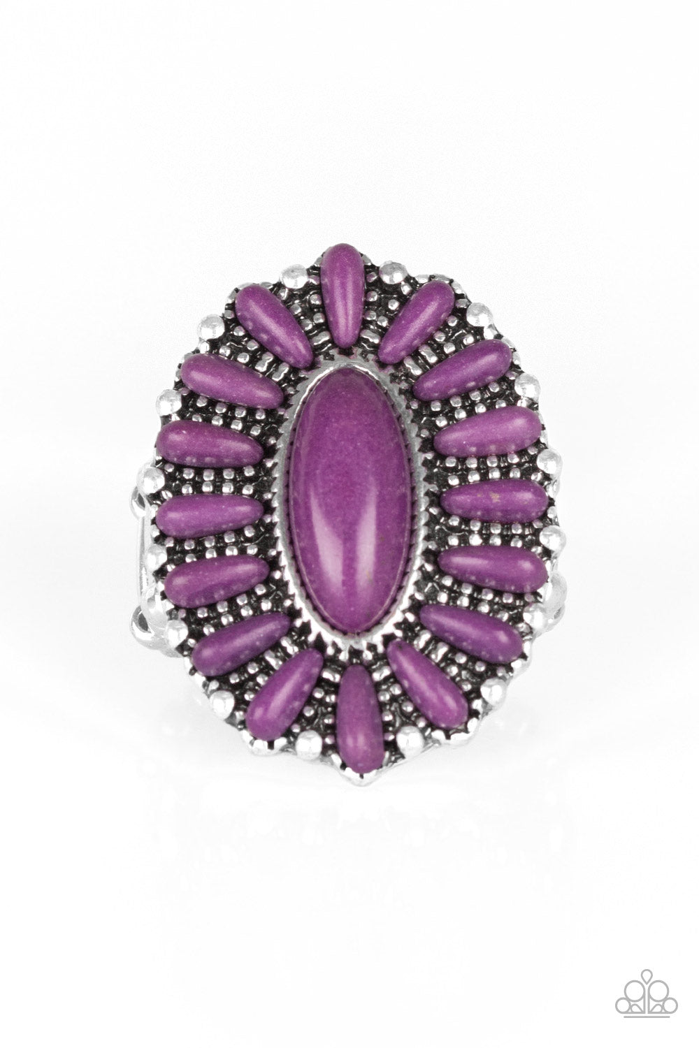 Cactus Cabana - purple - Paparazzi ring