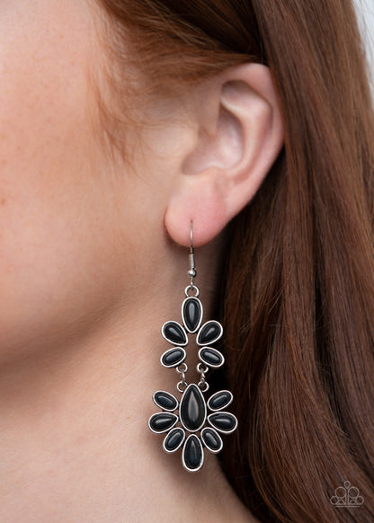 Cactus Cruise - black - Paparazzi earrings