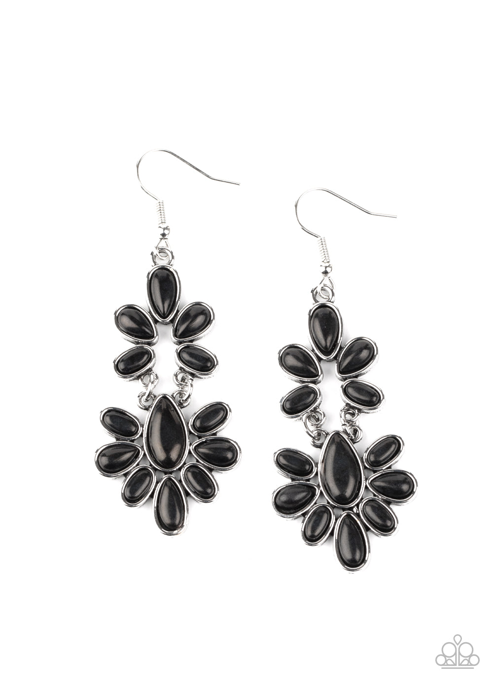 Cactus Cruise - black - Paparazzi earrings