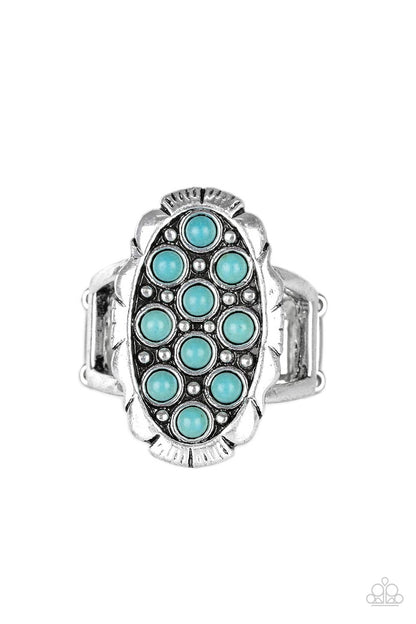 Cactus Garden - blue - Paparazzi ring