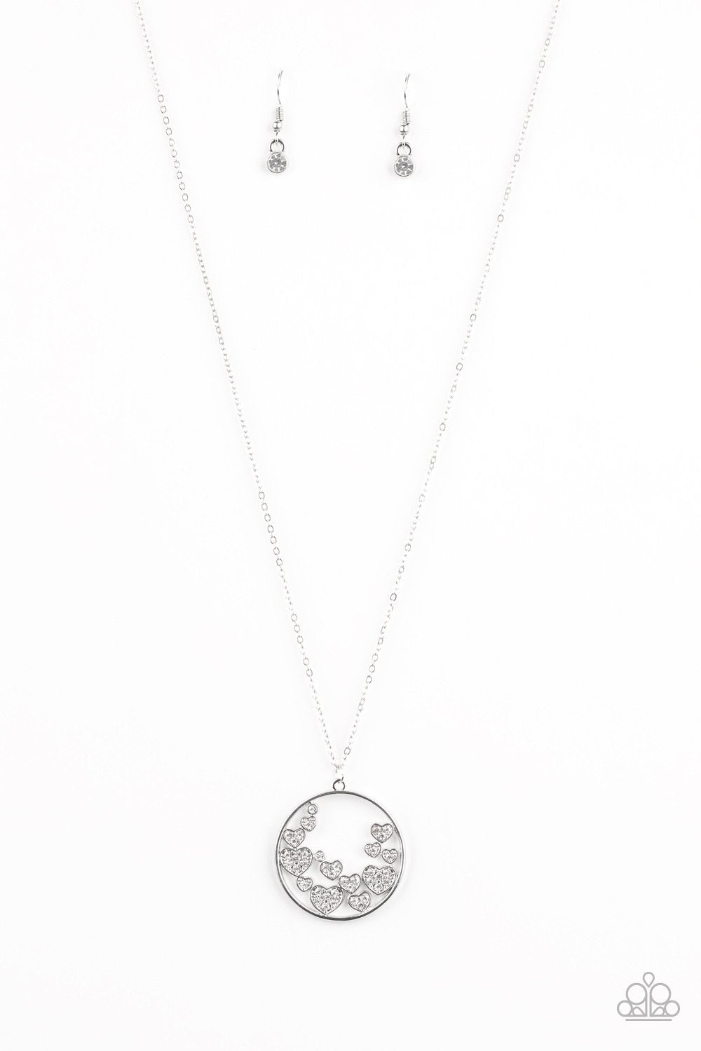 Call Me Cupid - white - Paparazzi necklace