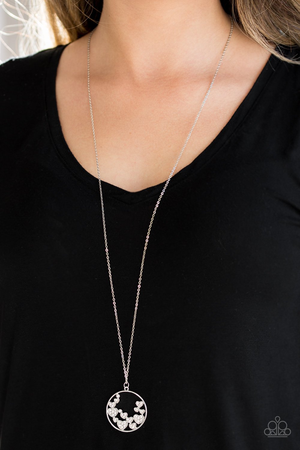 Call Me Cupid - white - Paparazzi necklace