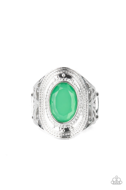 Calm And Classy - green - Paparazzi ring