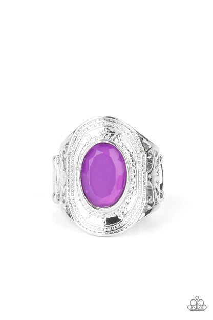 Calm And Classy - purple - Paparazzi ring