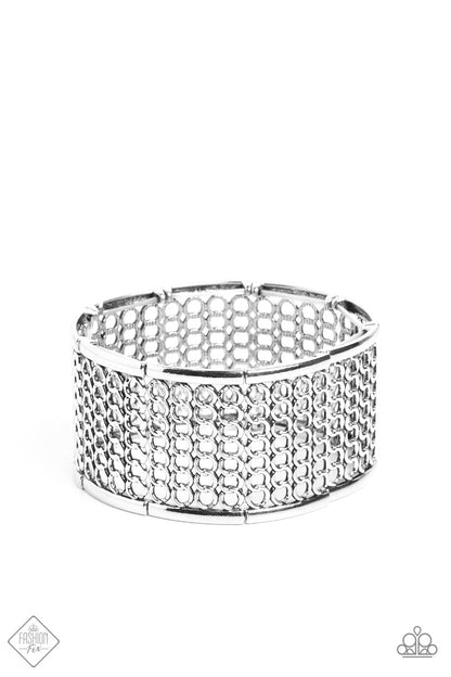 Camelot Couture - silver - Paparazzi bracelet