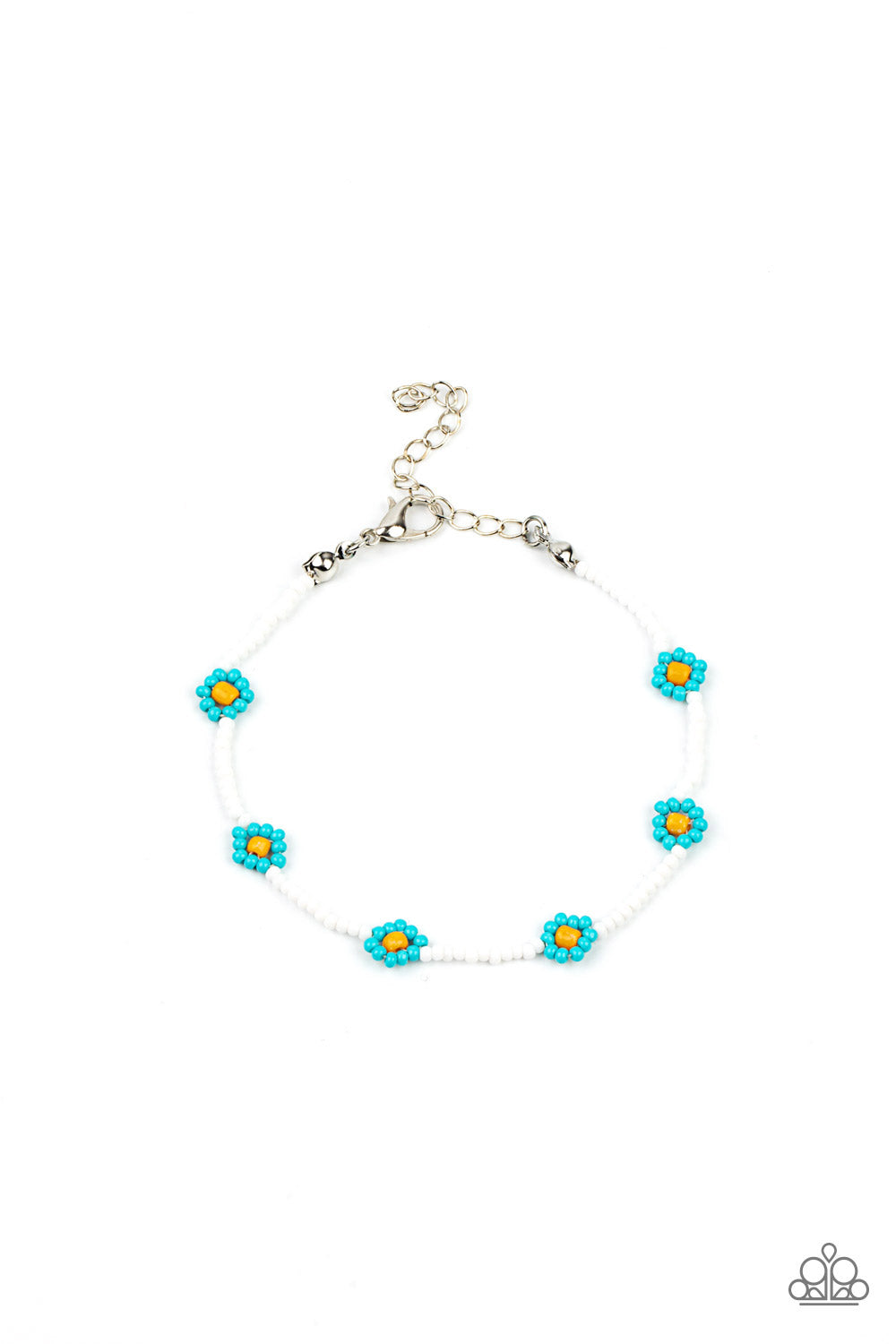 Camp Flower Power - blue - Paparazzi bracelet