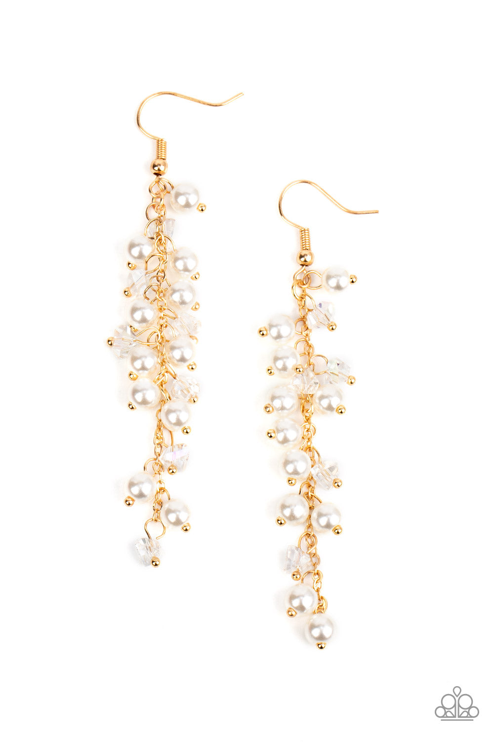 Candlelight Cruise - gold - Paparazzi earrings