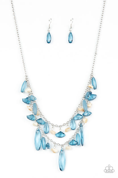 Candlelit Cabana - blue - Paparazzi necklace