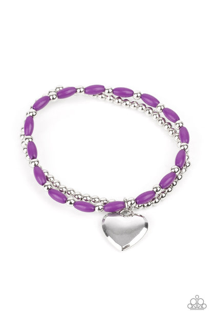 Candy Gram - purple - Paparazzi bracelet