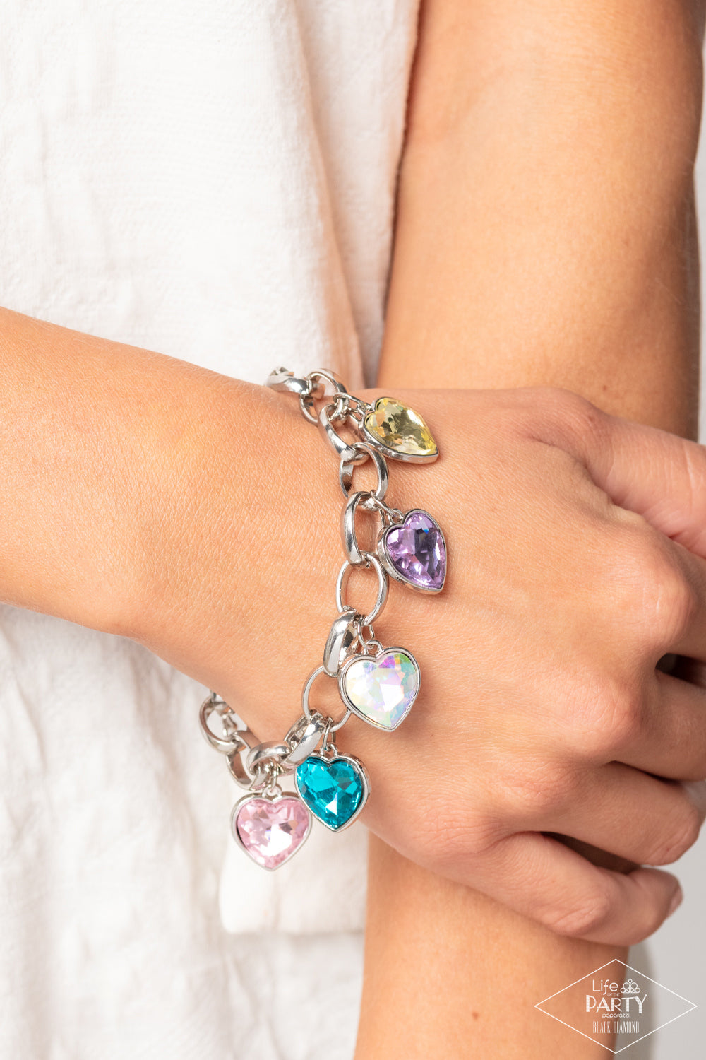 Candy Heart Charmer - multi - Paparazzi bracelet