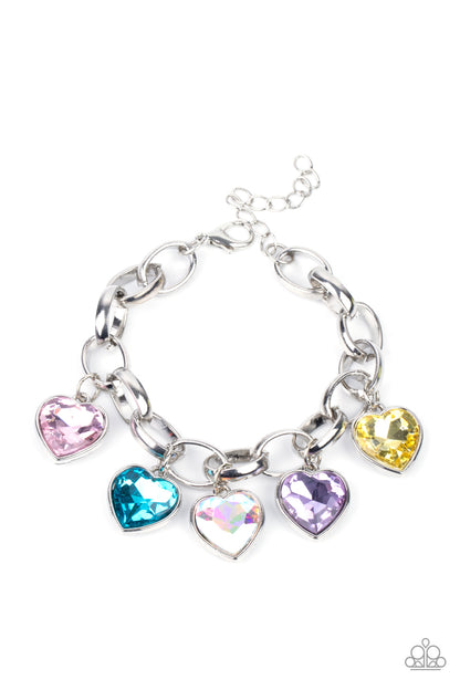 Candy Heart Charmer - multi - Paparazzi bracelet