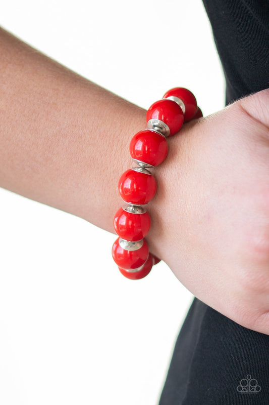 Candy Shop Sweetheart-red-Paparazzi bracelet