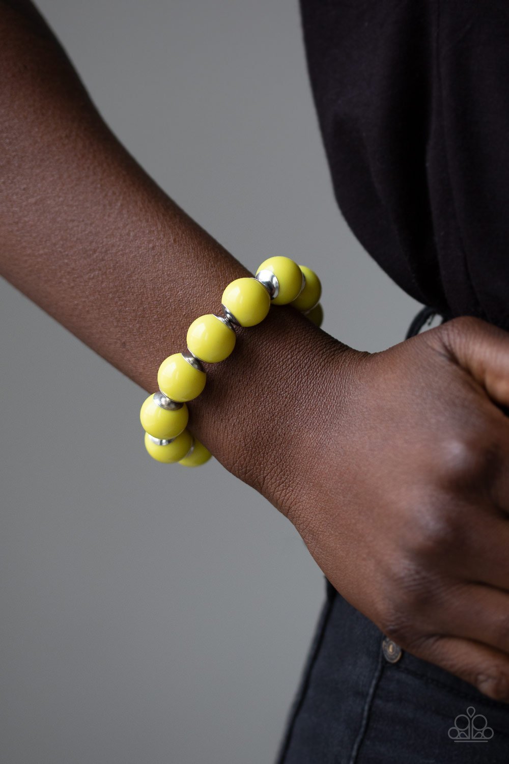 Candy Shop Sweetheart - yellow - Paparazzi bracelet