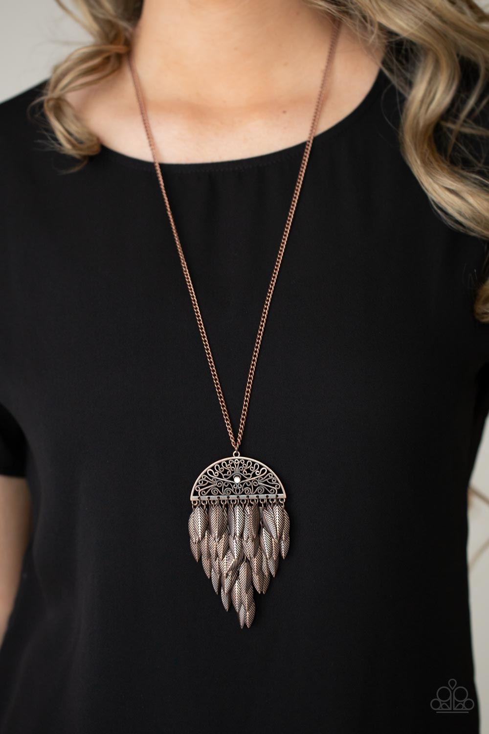 Canopy Cruise - Copper - Paparazzi necklace