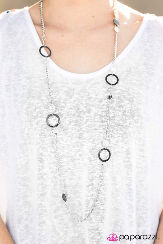 Cant Fight The Moonlight - Black - Paparazzi necklace