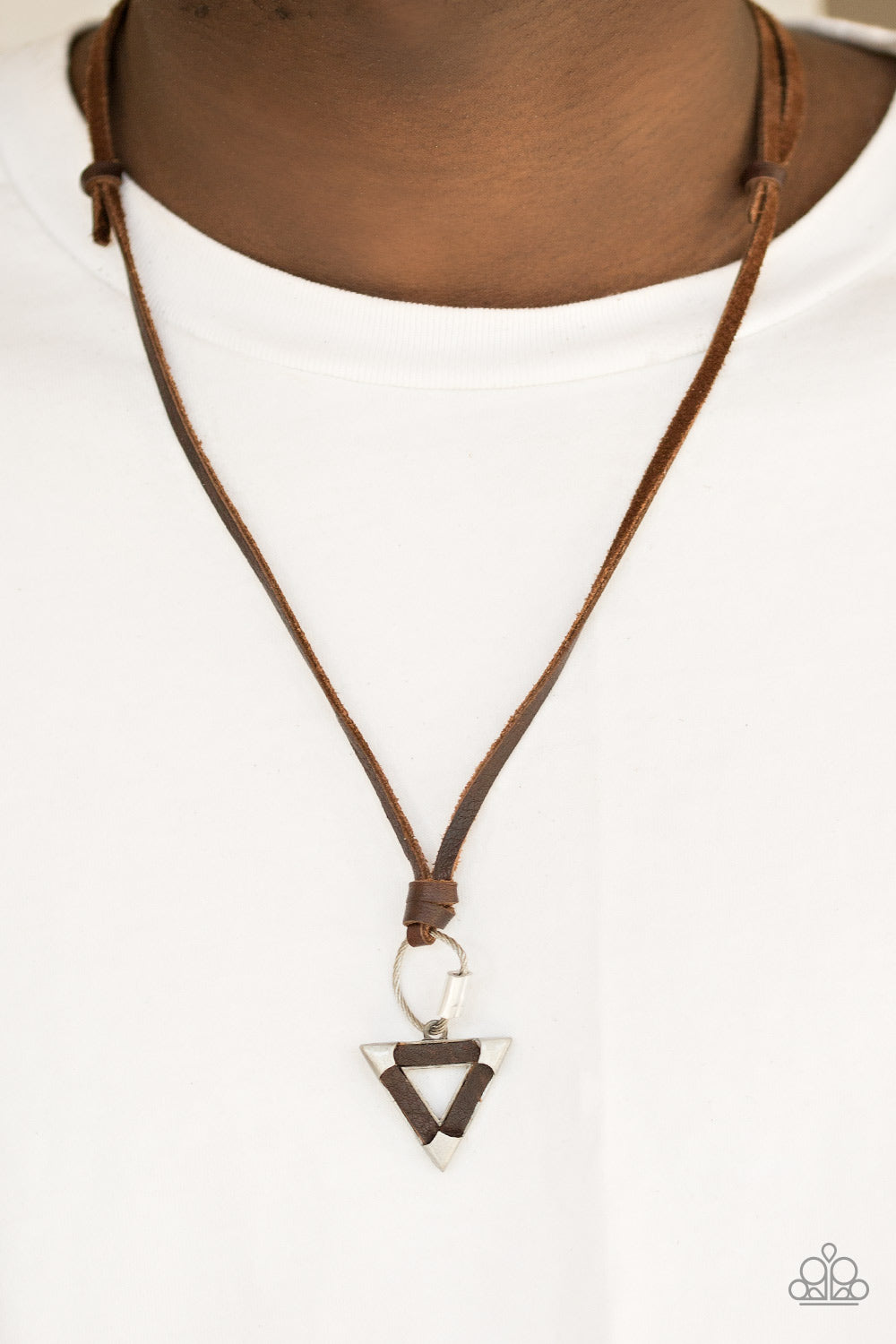 Canyon Conqueror - brown - Paparazzi necklace