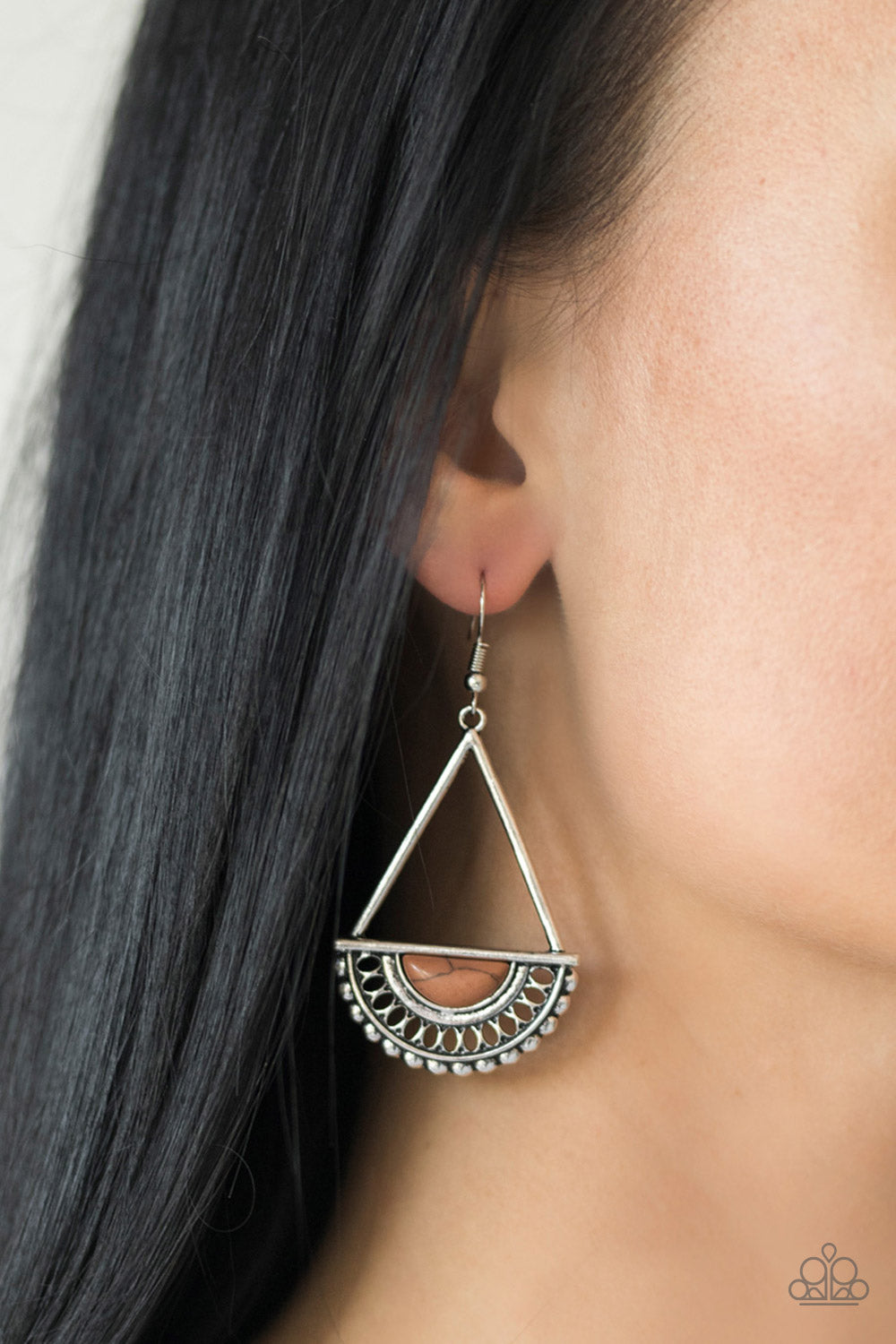 Canyon Cruzin - Paparazzi earrings