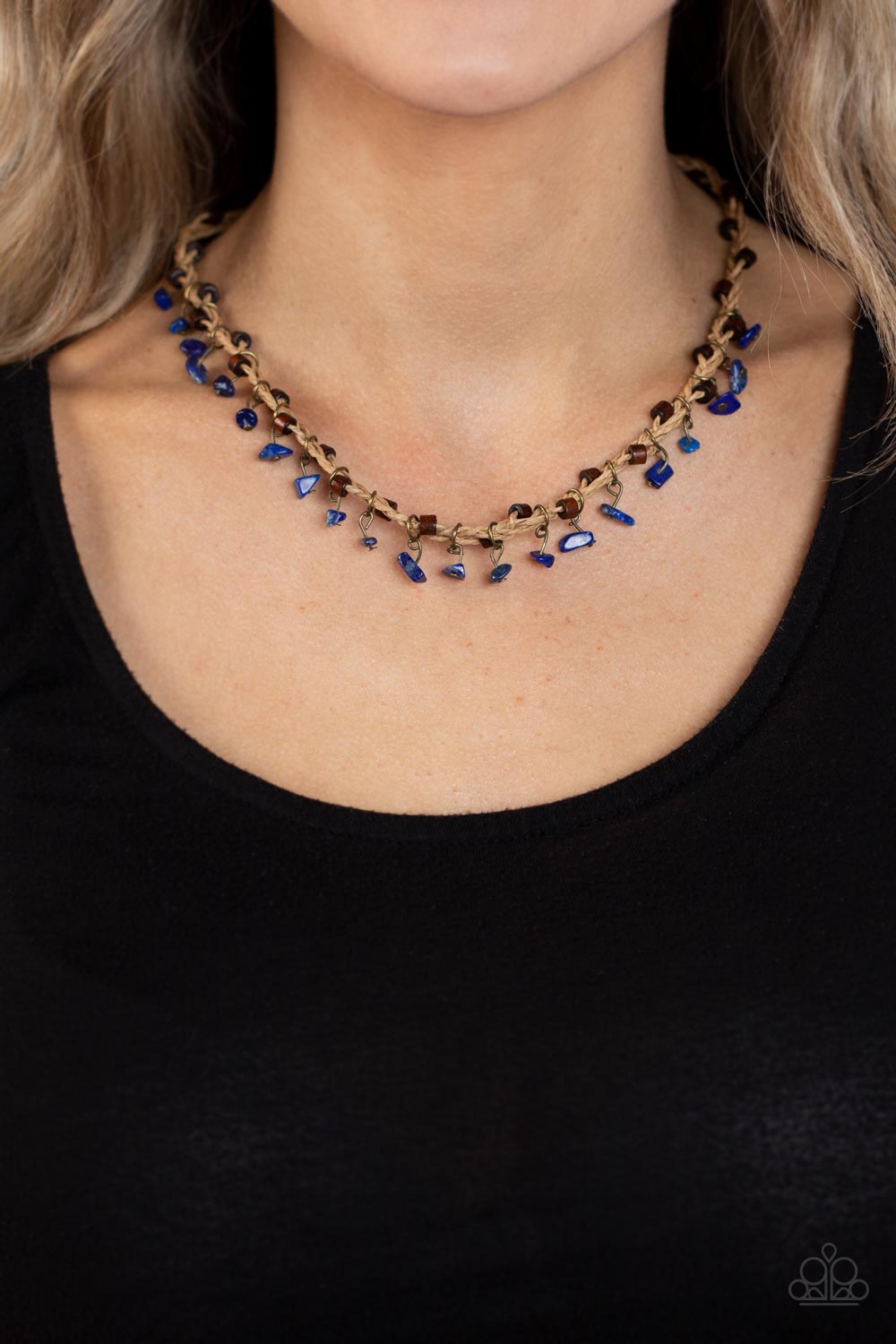 Canyon Voyage - blue - Paparazzi necklace