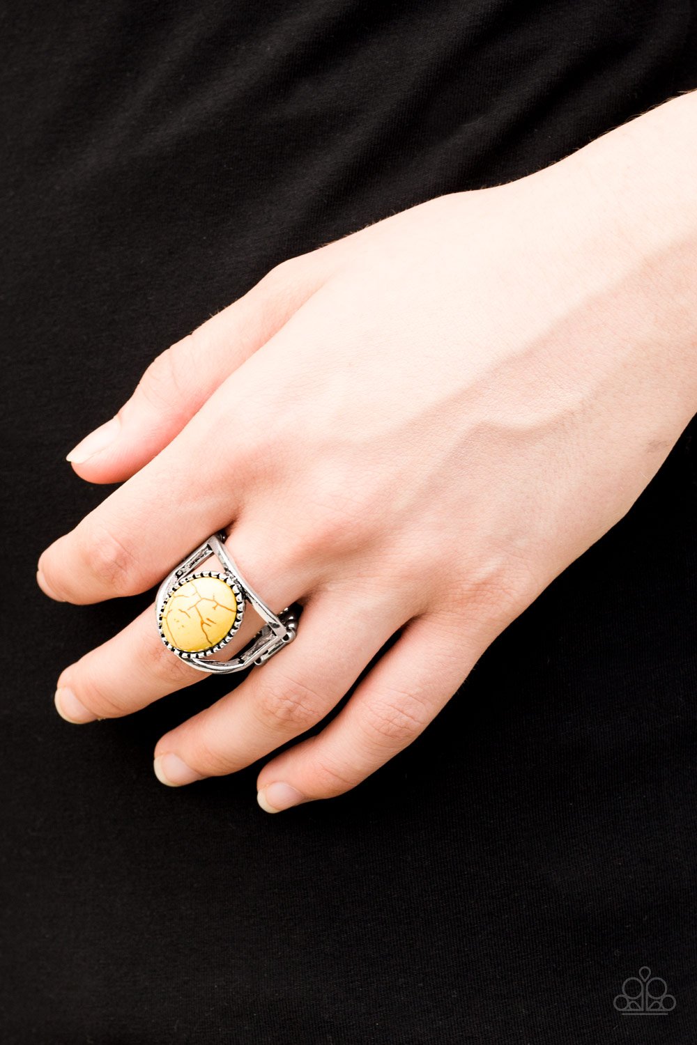 Canyon Cache - yellow - Paparazzi ring