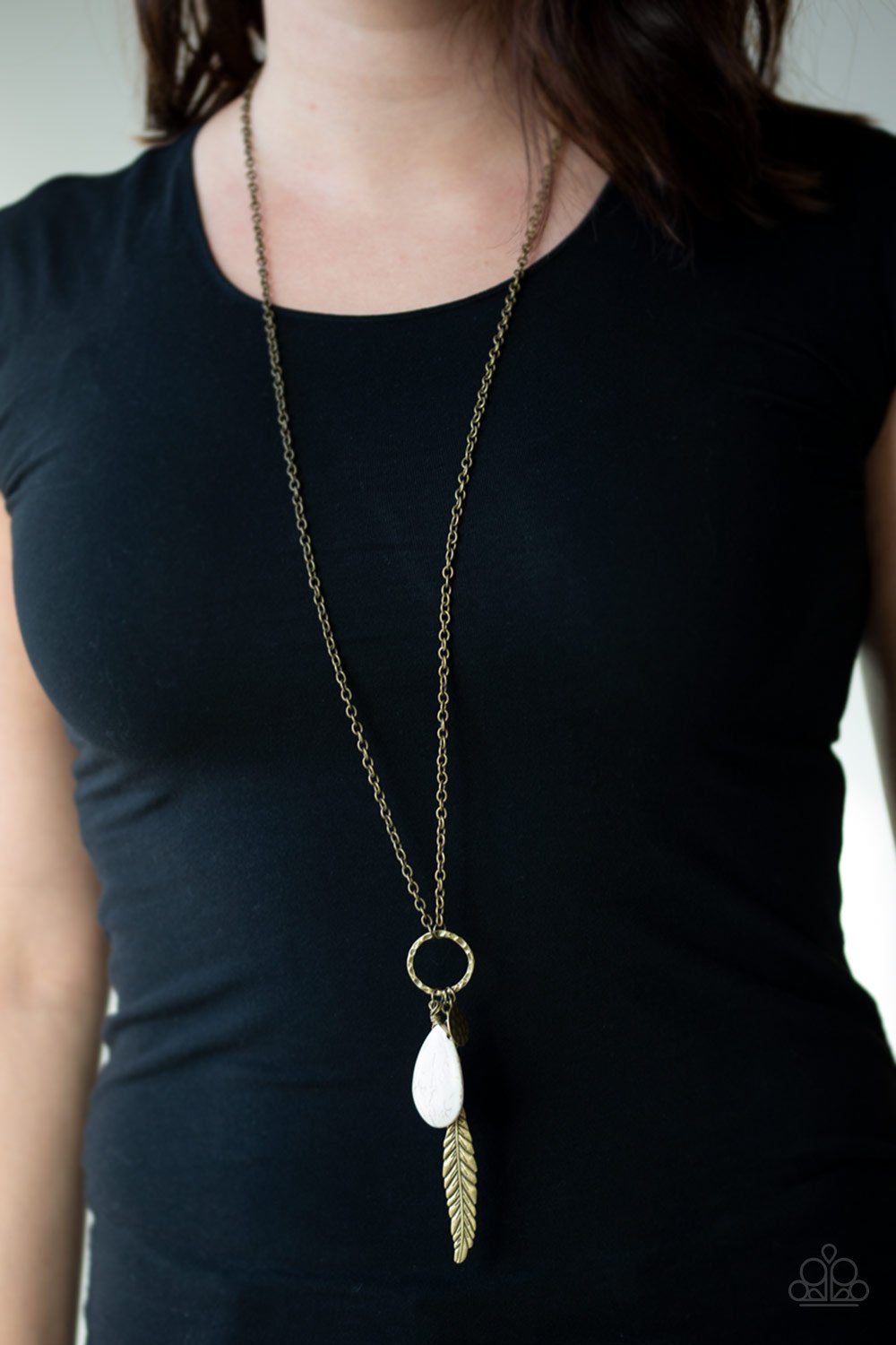 Canyon Quest - brass - Paparazzi necklace