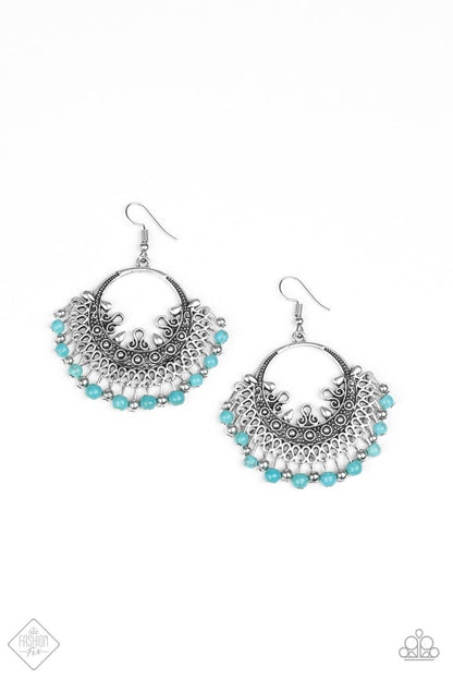 Canyonlands Celebration - blue - Paparazzi earrings