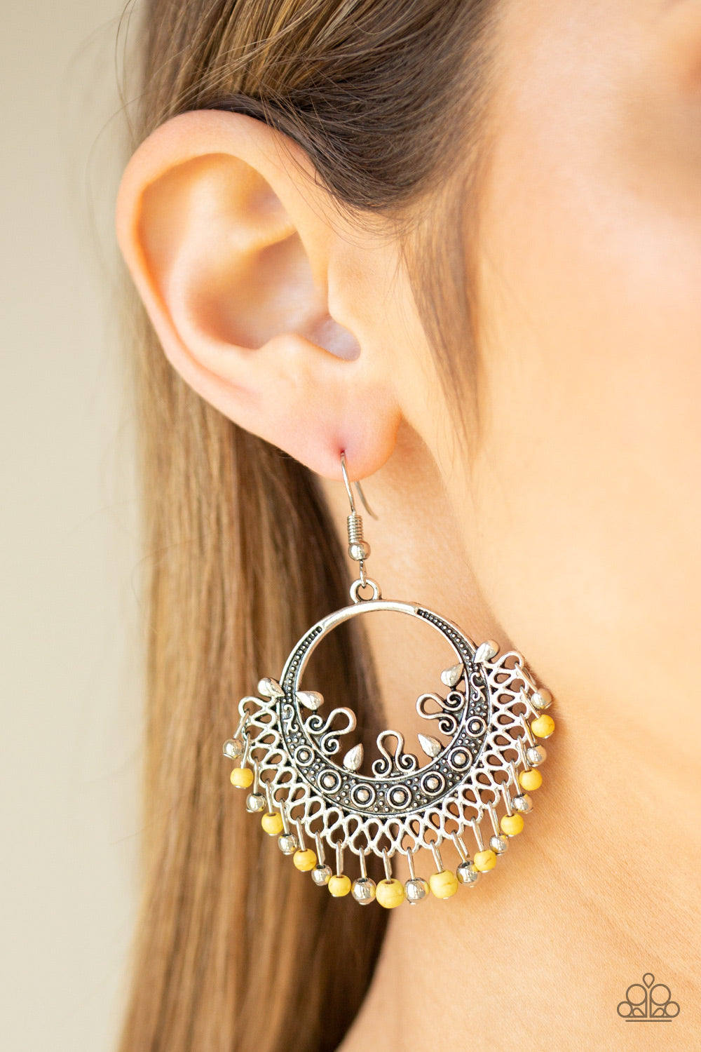 Canyonlands Celebration - yellow- Paparazzi earrings