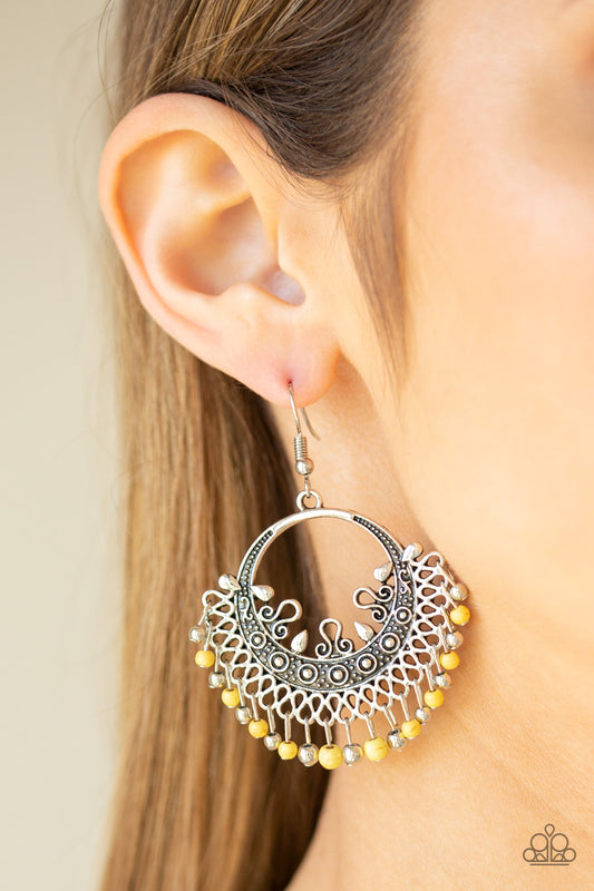Canyonlands Celebration - yellow- Paparazzi earrings