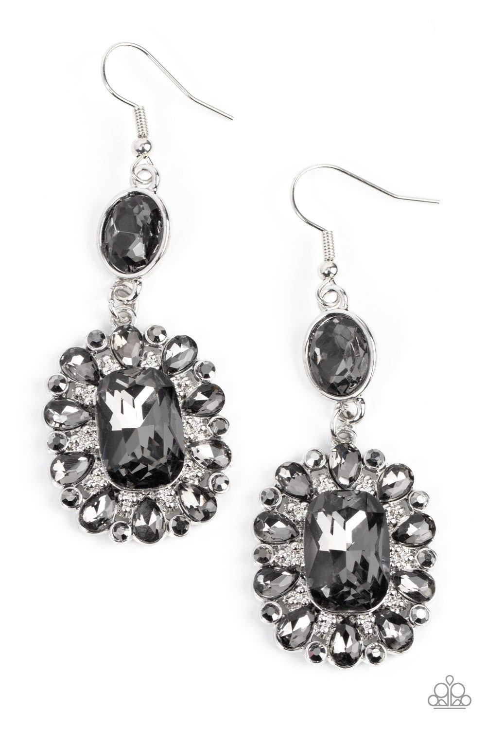 Capriciously Cosmopolitan - silver - Paparazzi earrings