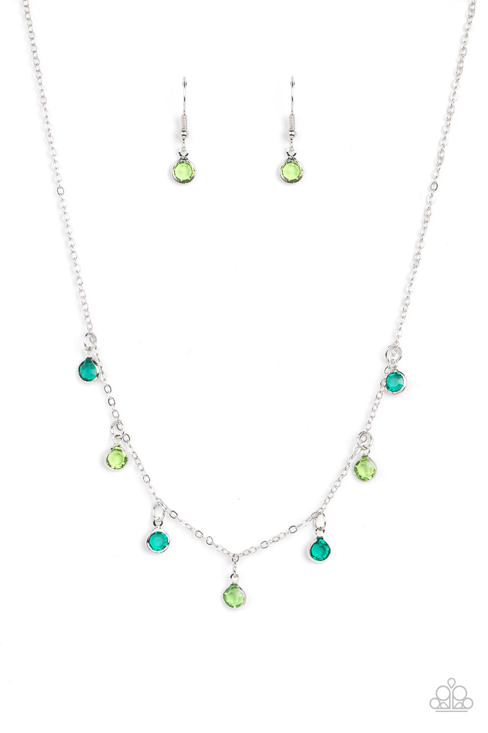 Carefree Charmer - green - Paparazzi necklace