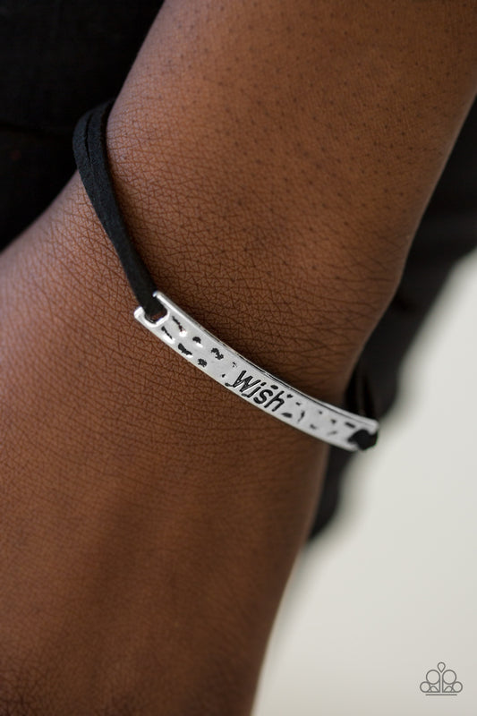 Careful What You Wish For - black - Paparazzi bracelet